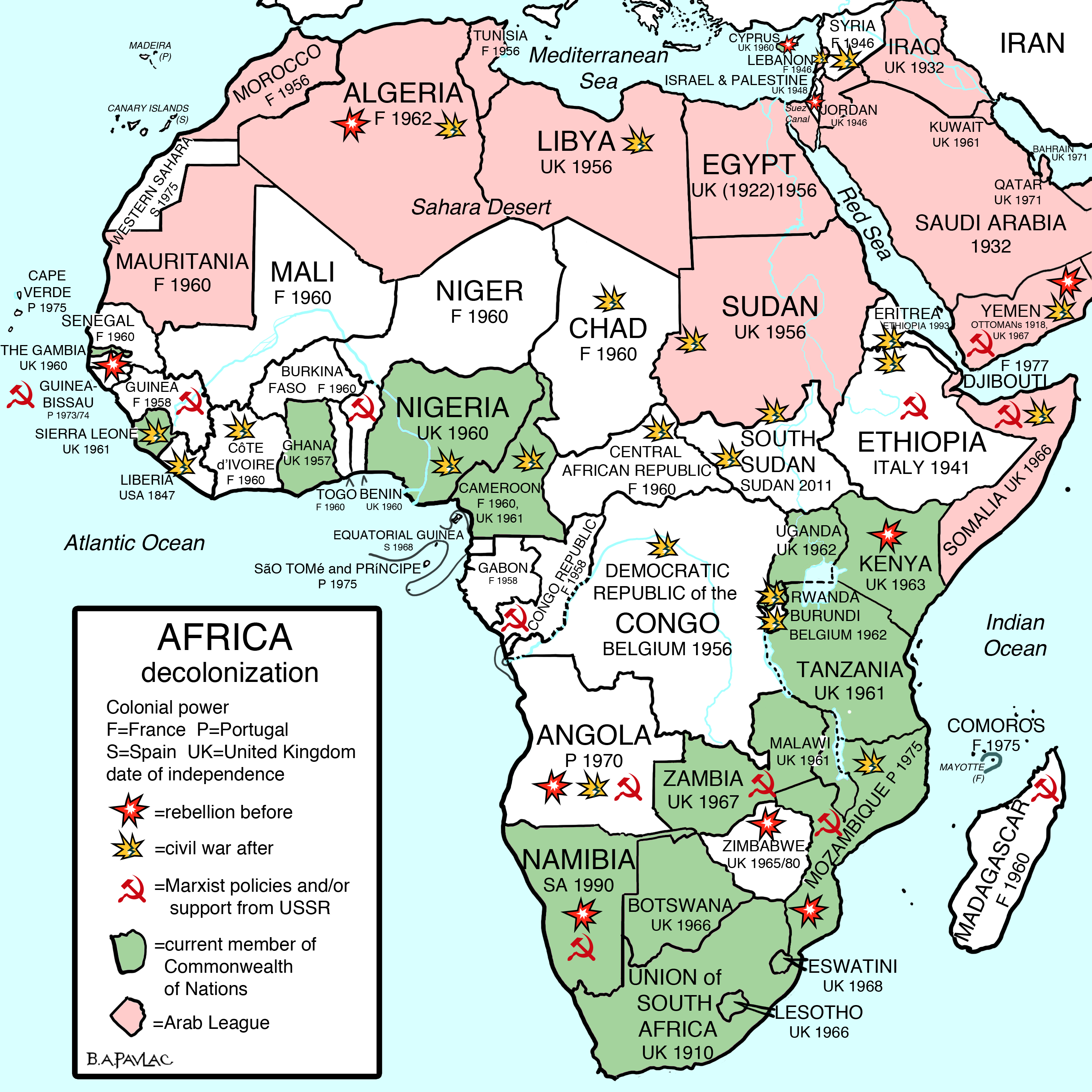 africa map